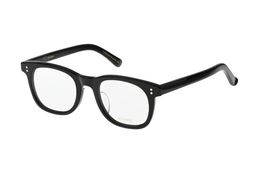 ウェリントン型メガネのアールシーエヌのブラック